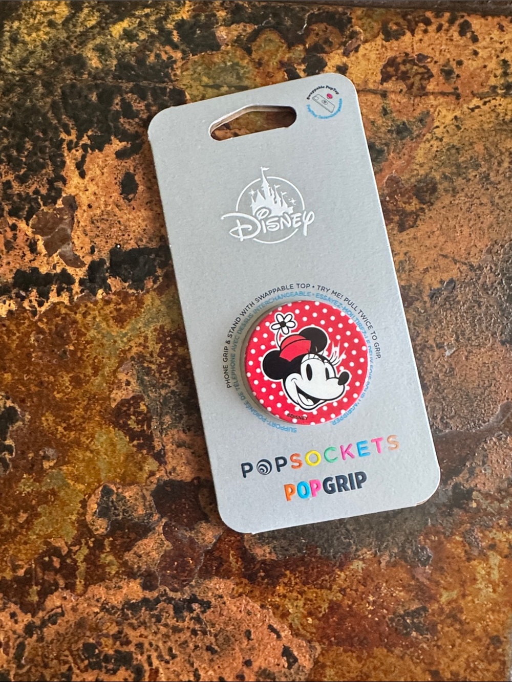 Disney Minnie Mouse Red & White Polka Dot PopSocket PopGrip (870)